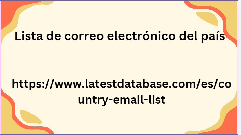 Lista de correo electrónico del país