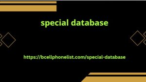 Special databases 