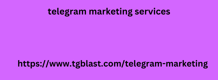 telegram marketing services