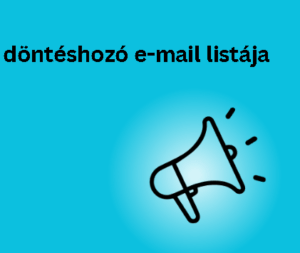 döntéshozó e-mail listája