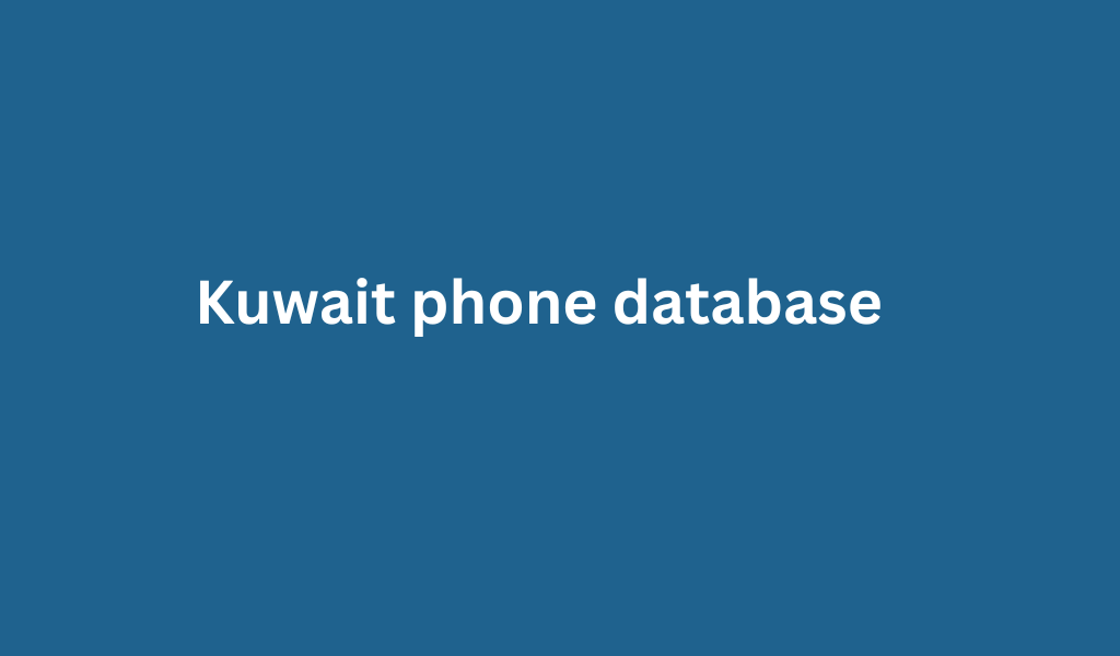 Kuwait phone database