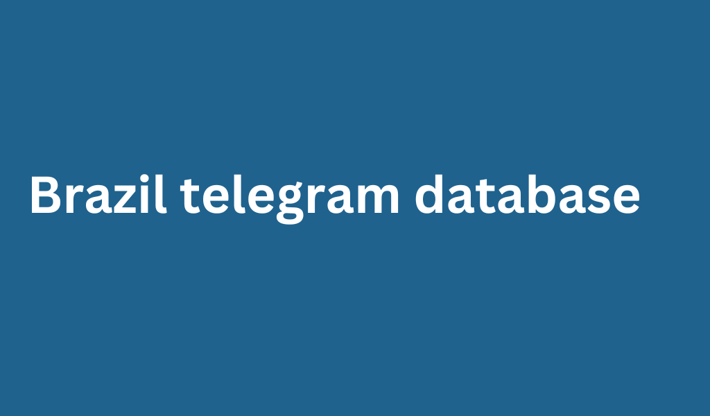 Brazil telegram database