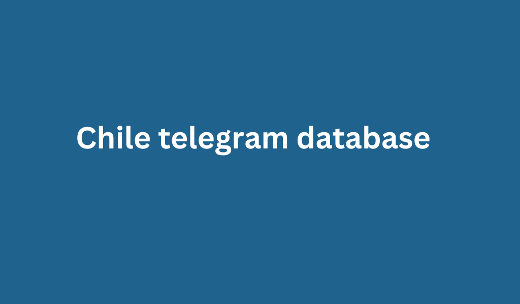 Chile telegram database