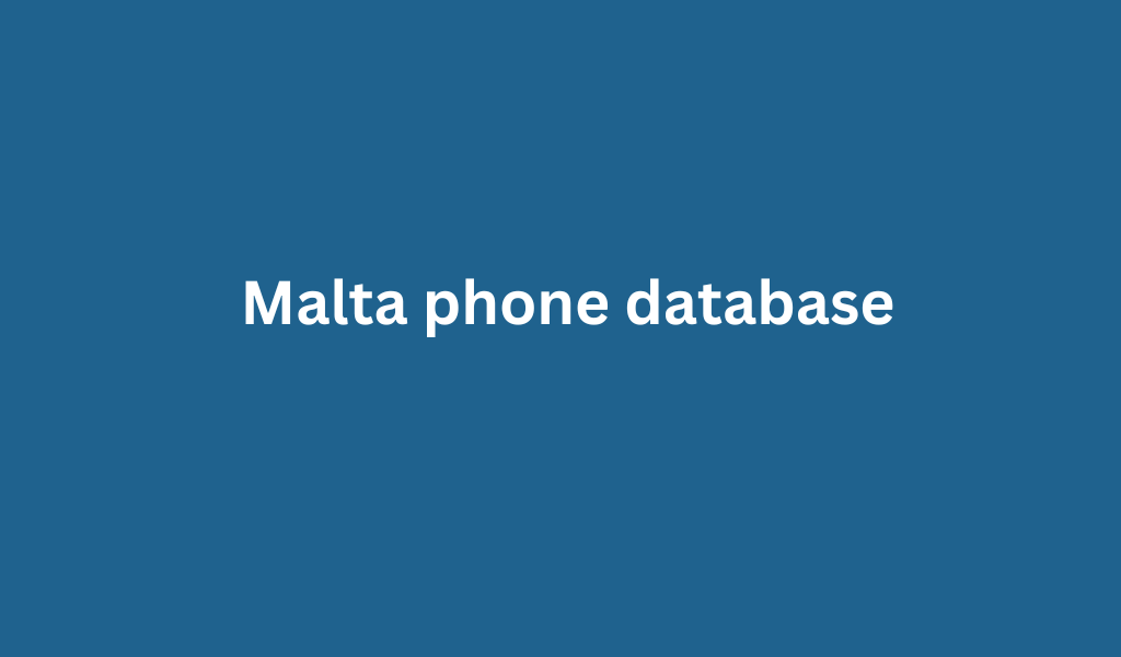 Malta phone database