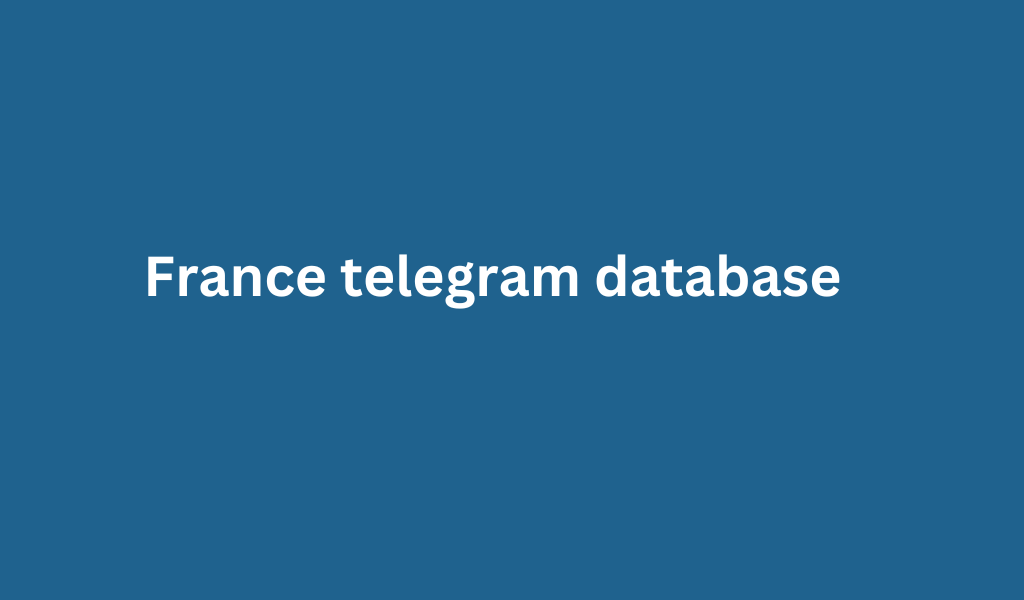 France telegram database