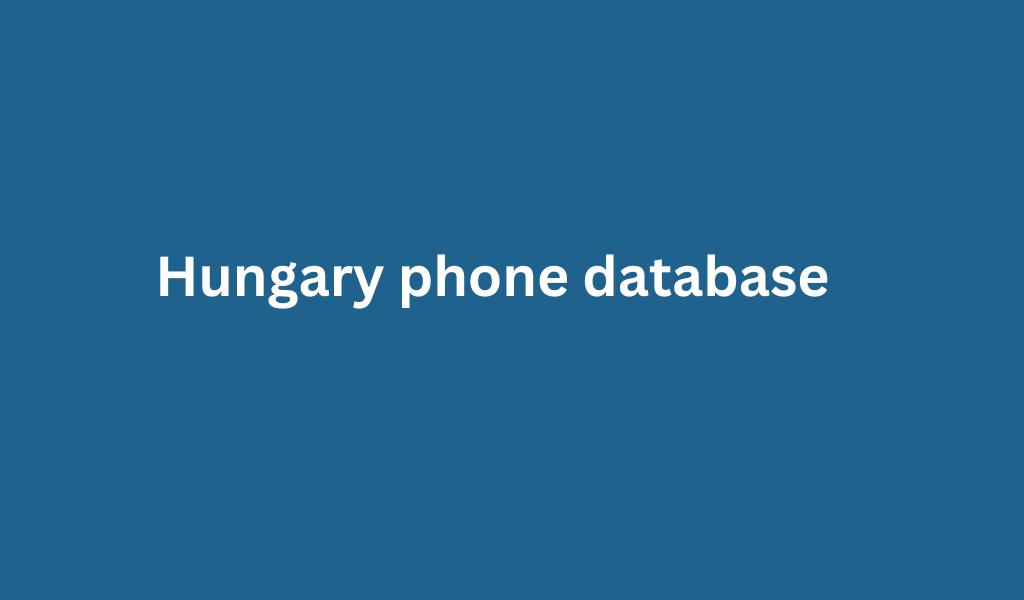 Hungary phone database