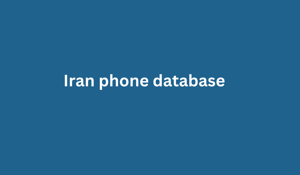 Iran phone database