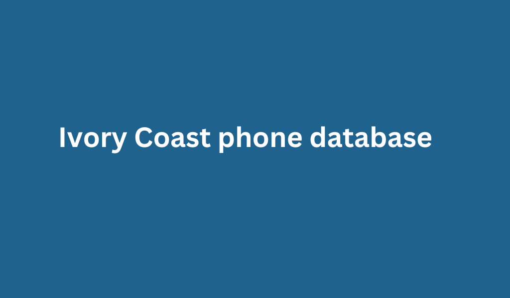 Ivory Coast phone database