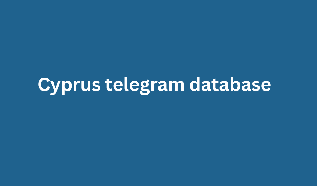 Cyprus telegram database